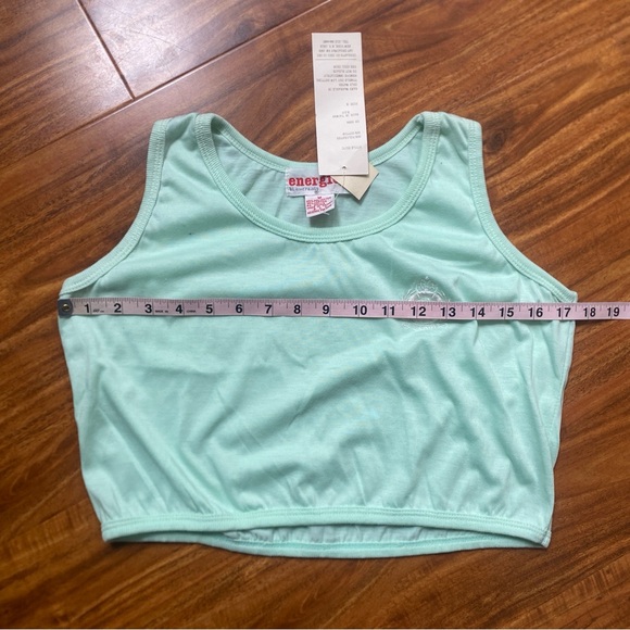 NWT New Vintage Energie by Currants Mint Sleeveless Boxy Crop Tank Top Size M - Picture 15 of 16